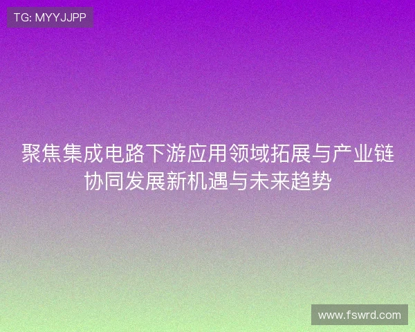 聚焦集成电路下游应用领域拓展与产业链协同发展新机遇与未来趋势